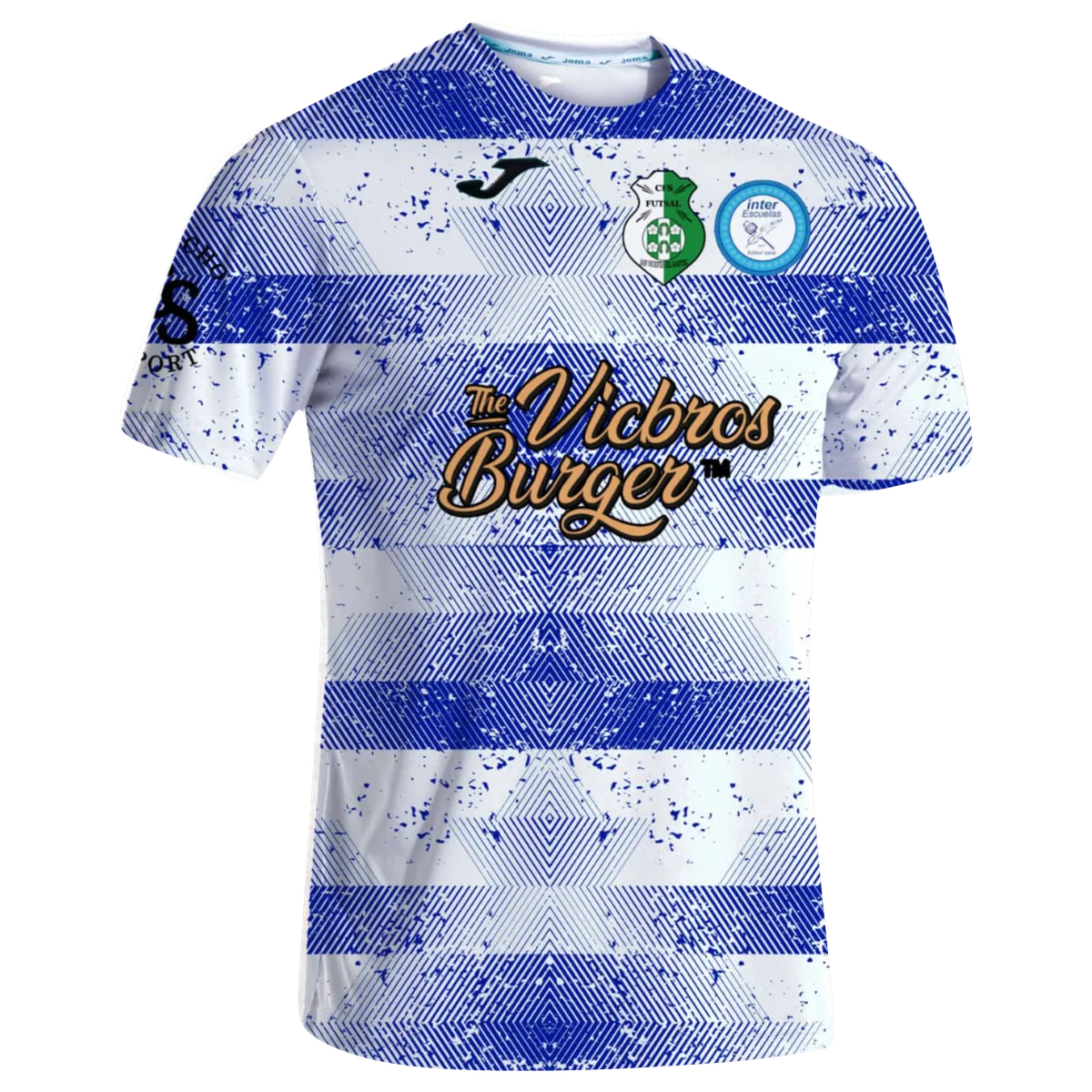 camiseta-de-futbol-vicbros-burger-azul