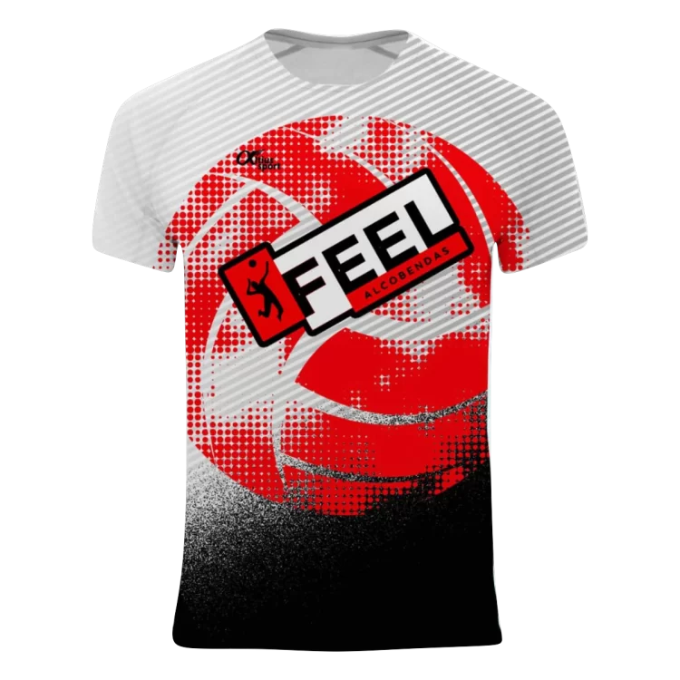 Camiseta de voleyball Feel Alcobendas personalizada